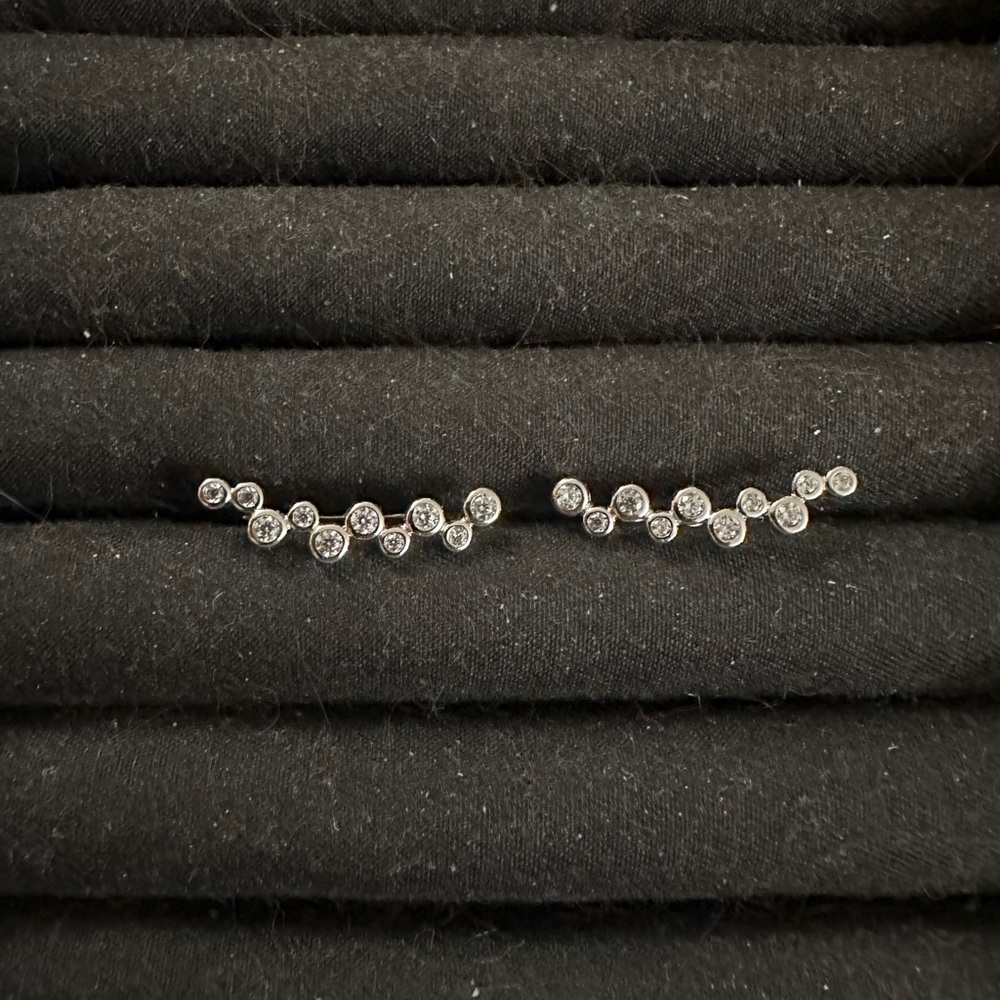 Hespera bubble crawler earrings